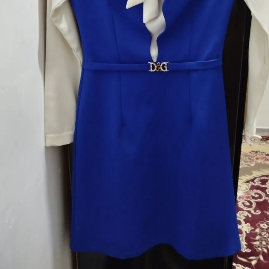 مانتو مزونی آبی