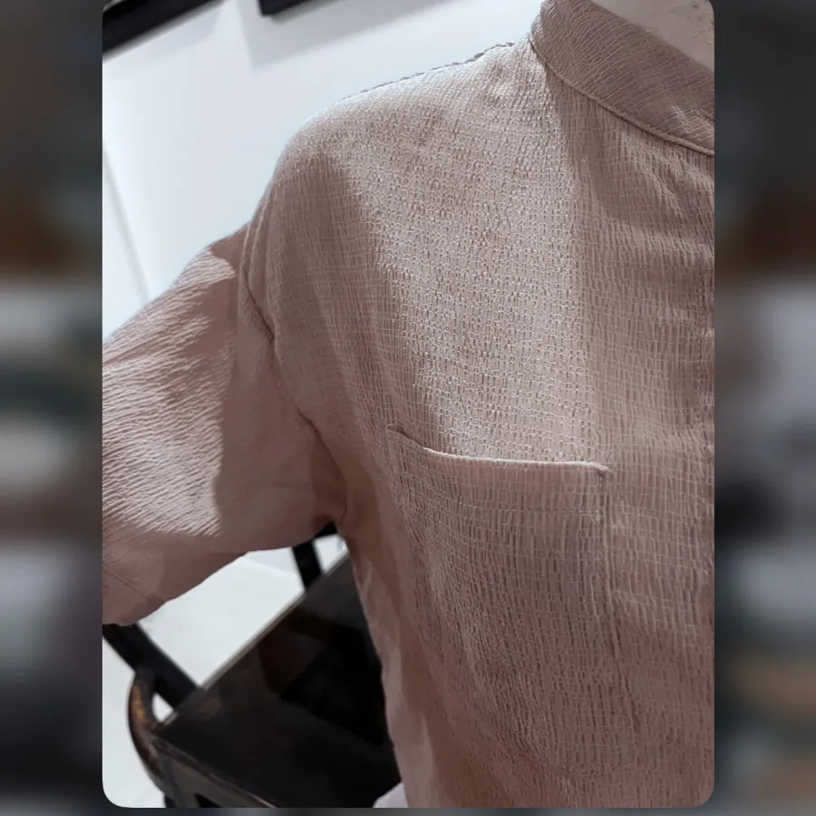 شومیز کرپ پفکی