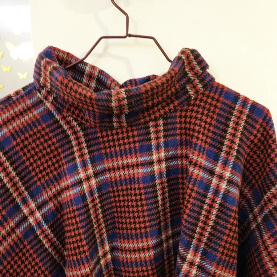 پانچو پشمی طرح اسکاتلندی