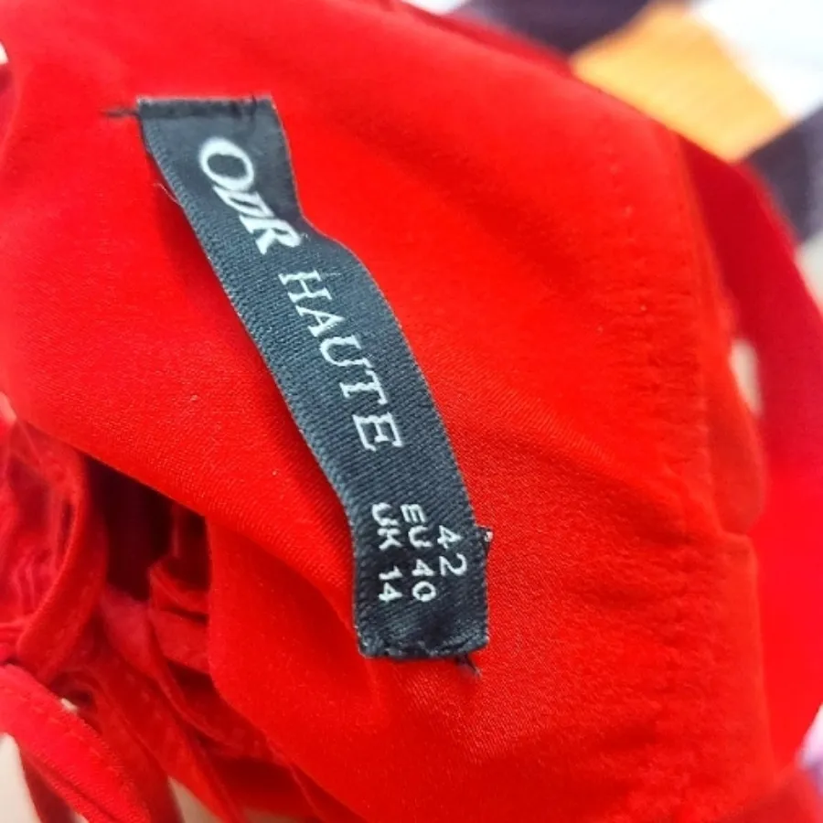 لباس مجلسی ترک قرمز رنگ