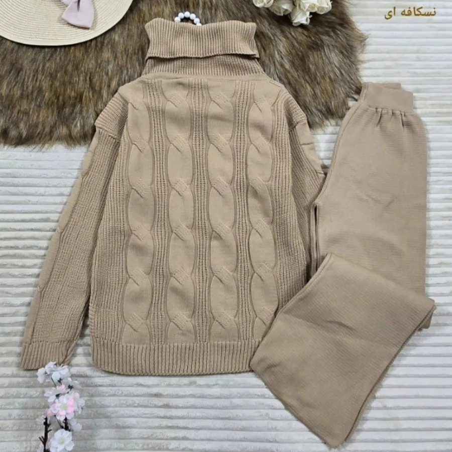 ست بافت یقه شل