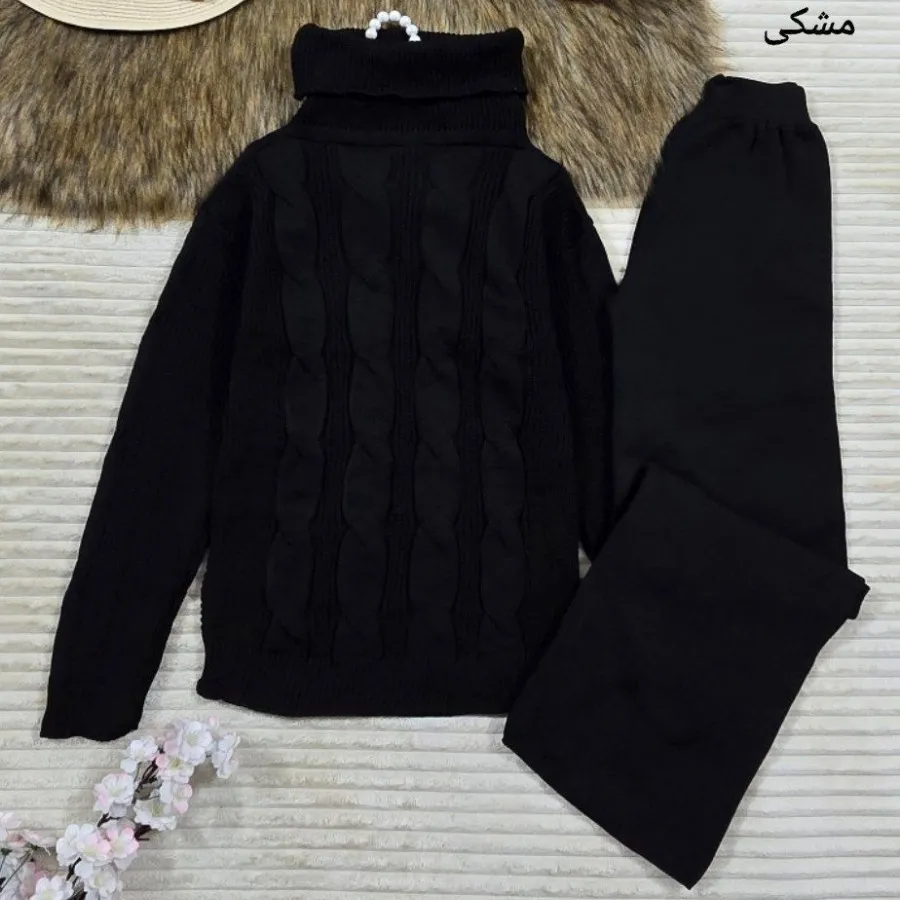 ست بافت یقه شل