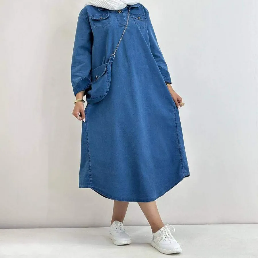 مانتو و کیف جین