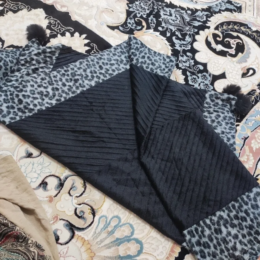 شال موهر و روسری پلنگی