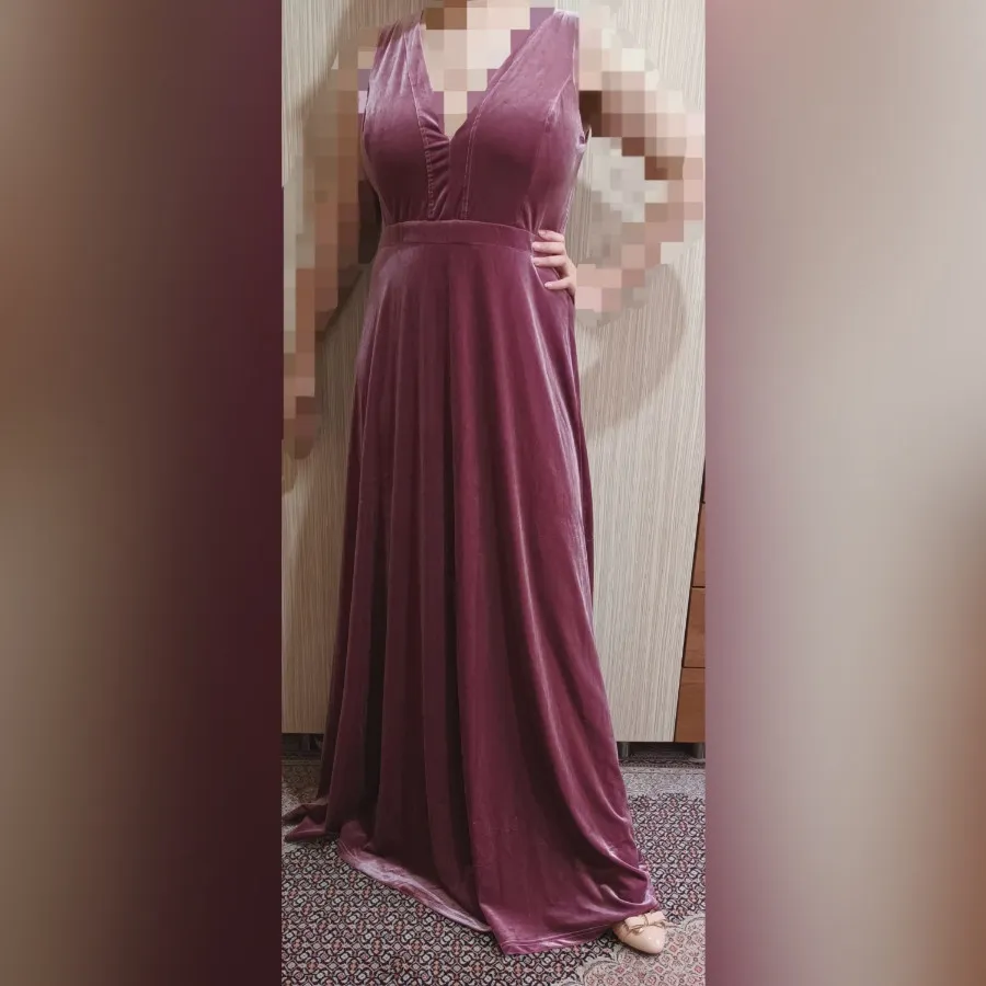 پیراهن مجلسی مخمل USA