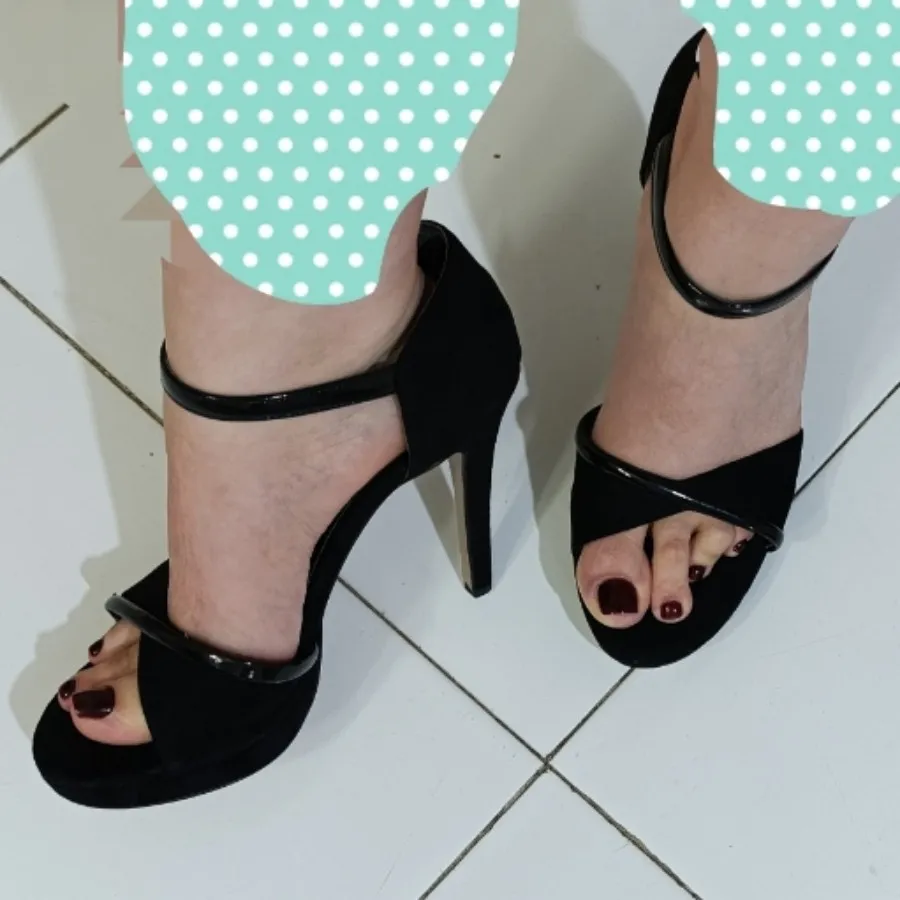 کفش مجلسی پاشنه بلند مشکی