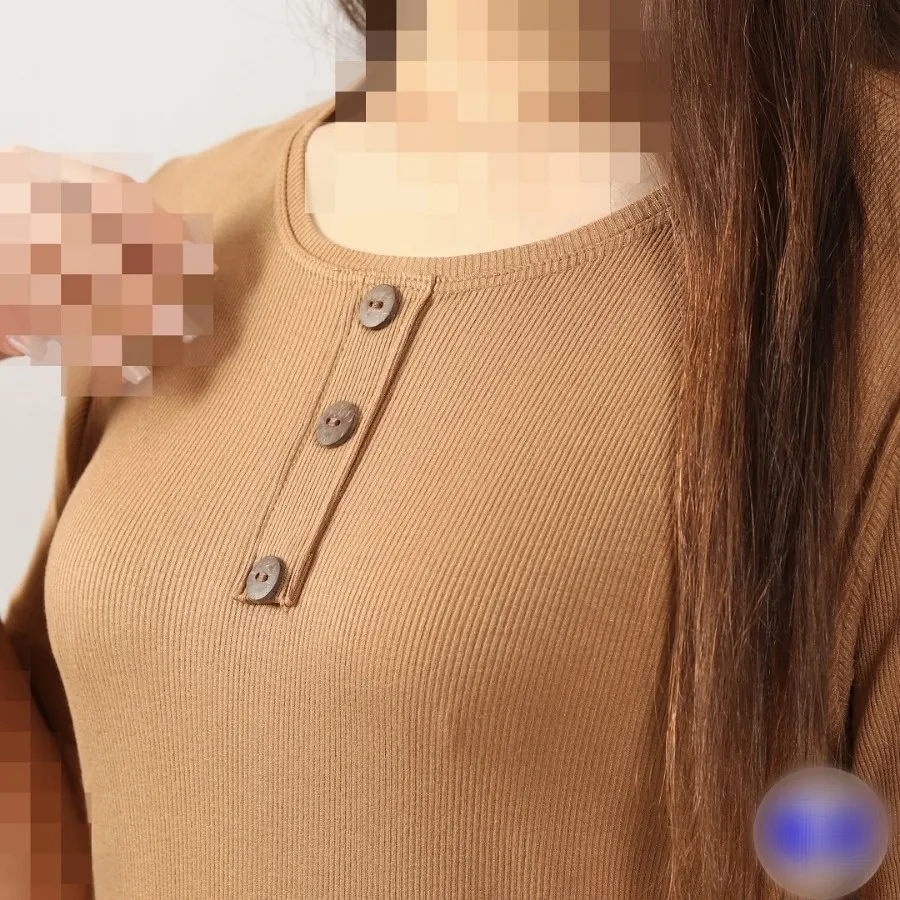 تیشرت کبریتی یقه دکمه دار