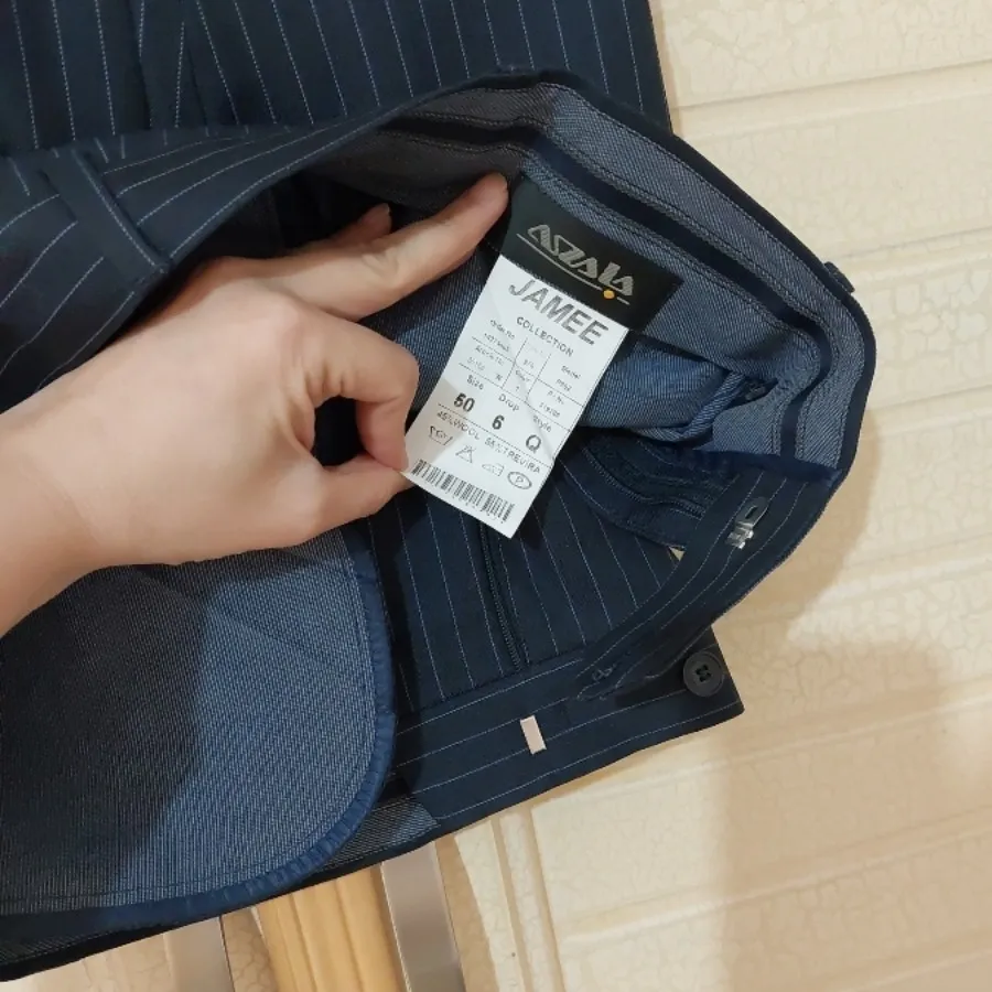 کت و شلوار سرمه ای جامعه