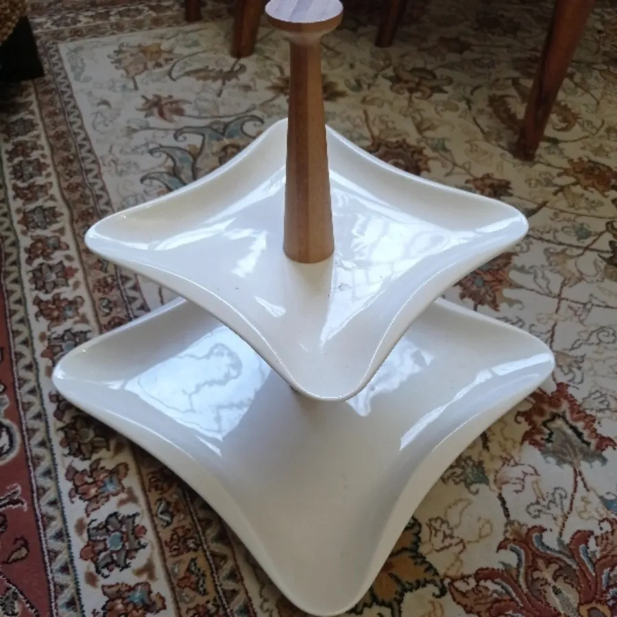 شیرینی خوری دوطبقه سرامیک