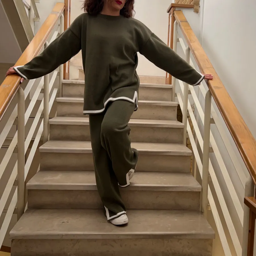 ست دو تیکه بافت