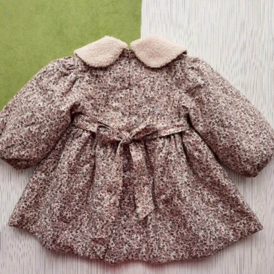 پالتو کتان دخترانه خارجی