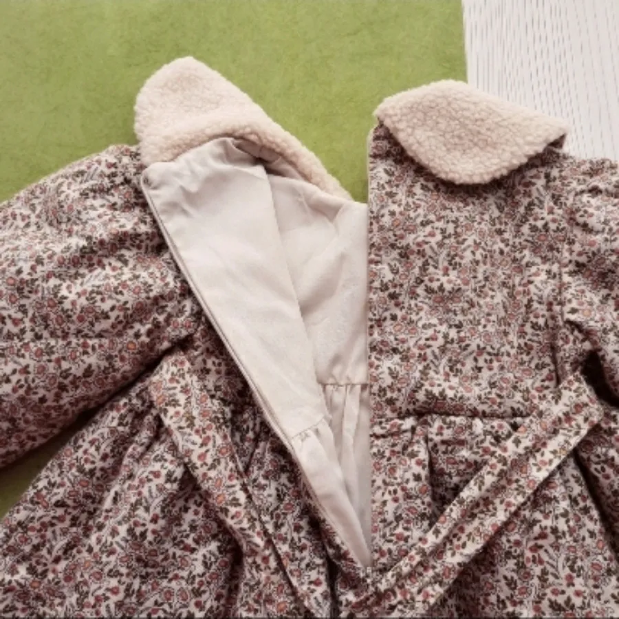 پالتو کتان دخترانه خارجی