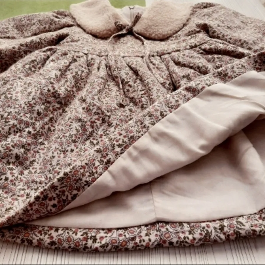 پالتو کتان دخترانه خارجی