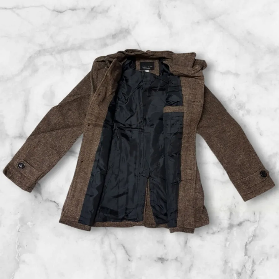 کاپشن فتر پشمی zara