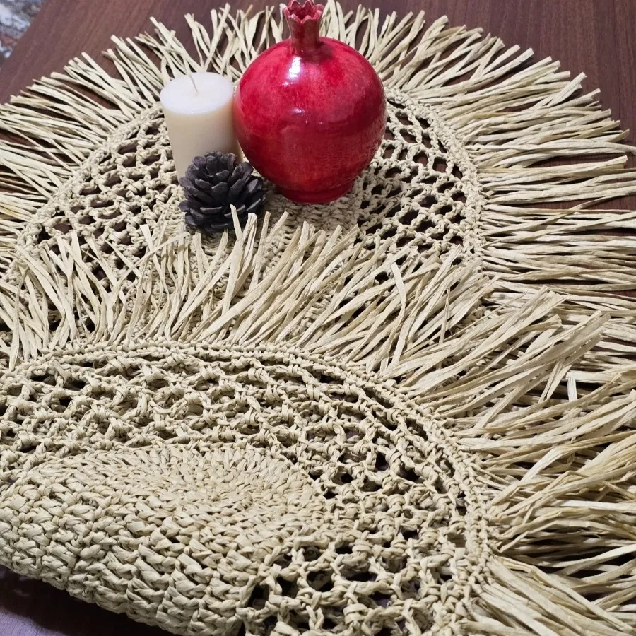 رومیزی رافیا