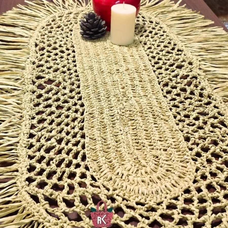 رومیزی رافیا