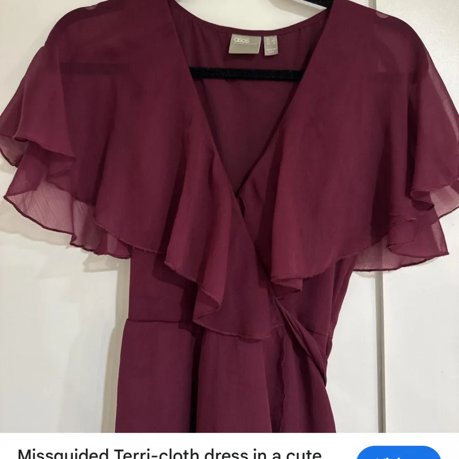 پیرهن میدی شنلداربادمجانی