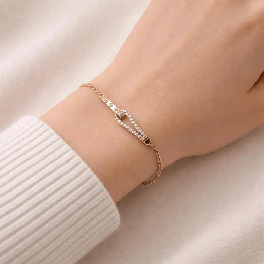 دستبند آبکاری طلا