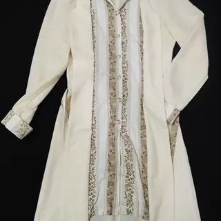 مانتو کرم بلند