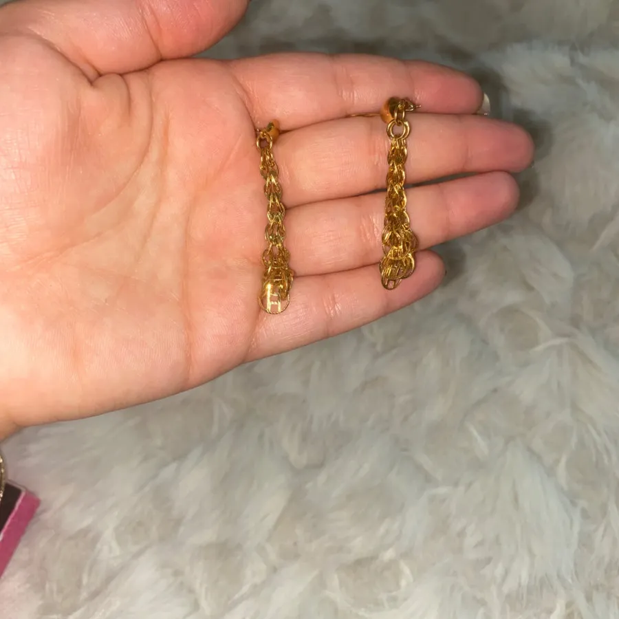 گوشواره ابکاری طلا