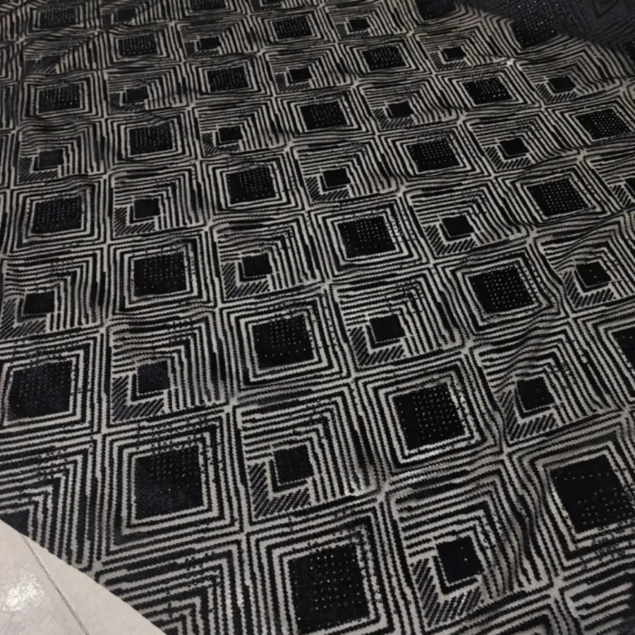 تور گل مخمل  برجسته