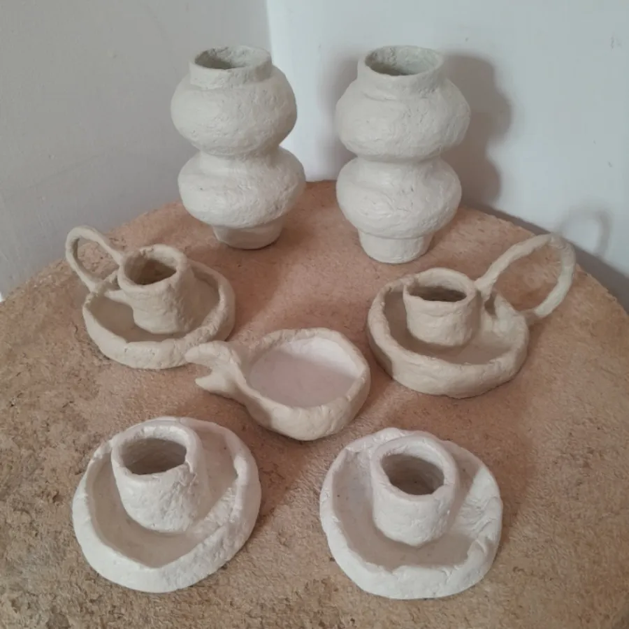 شمعدان پاپیه ماشه