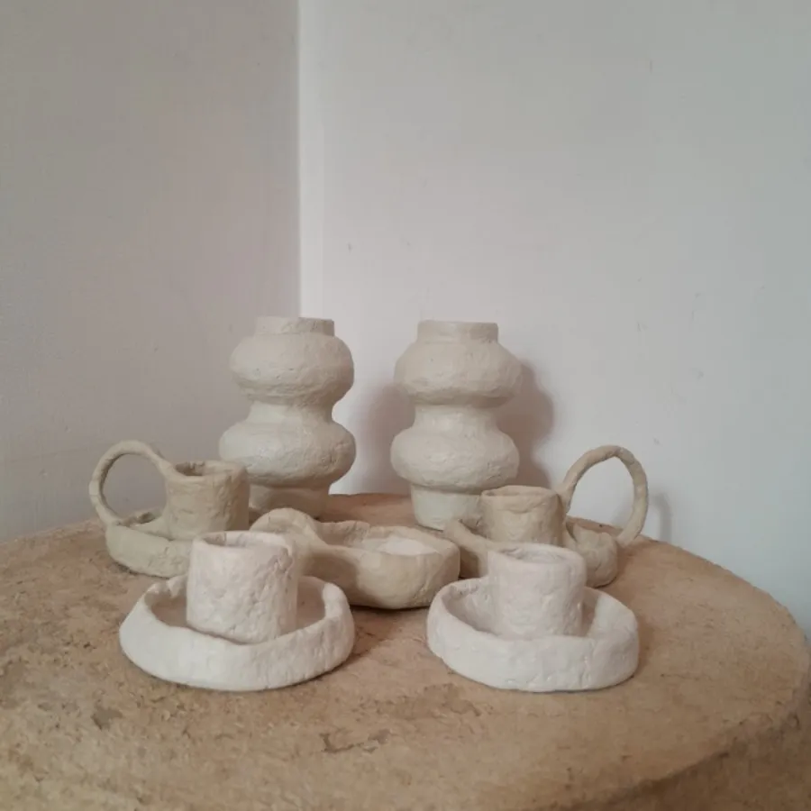 شمعدان پاپیه ماشه