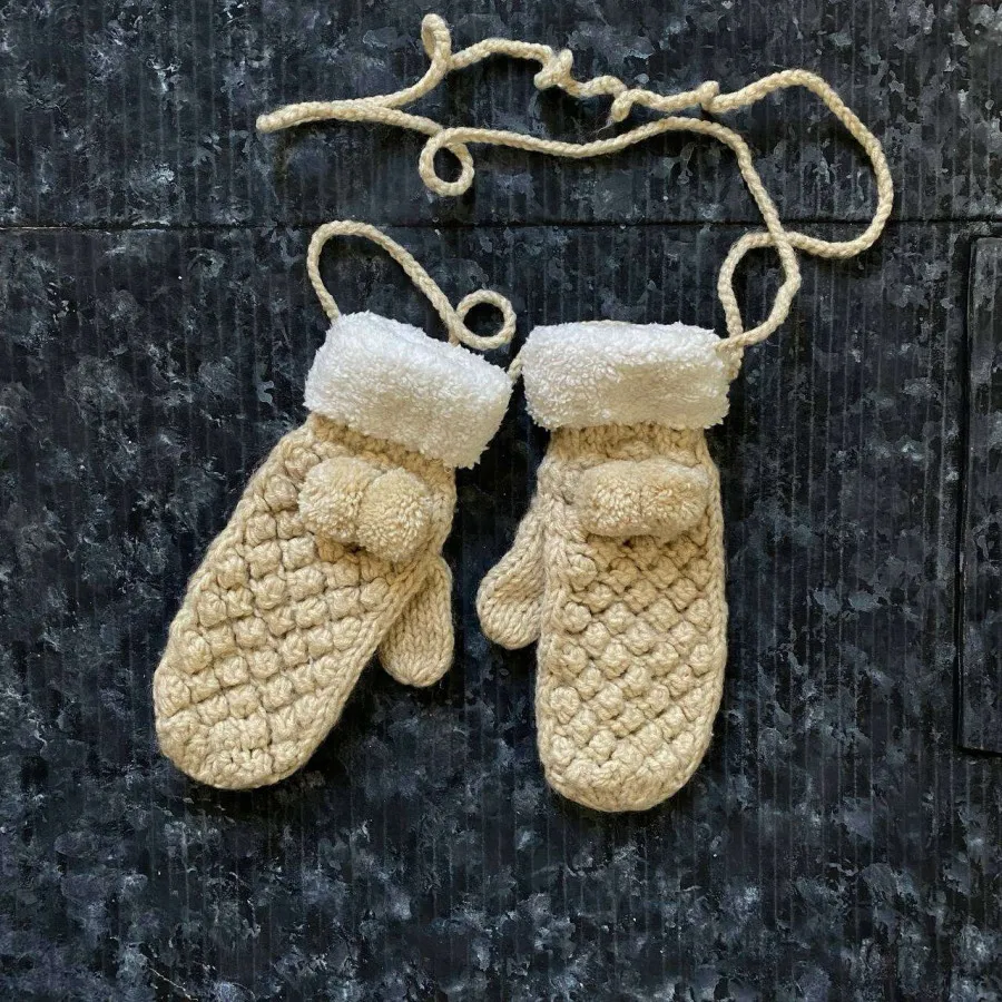 دستکش بافت پینترستی چری