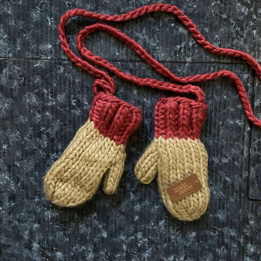 دستکش بافت پینترستی چری