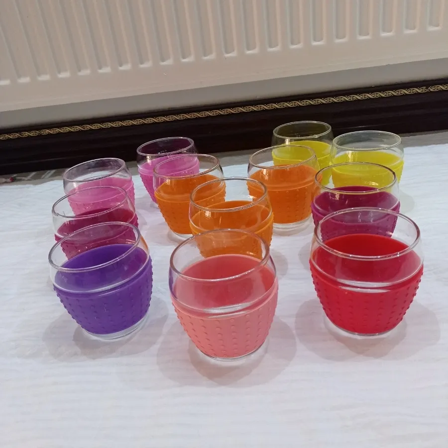 لیوان رنگی سیلیکونی