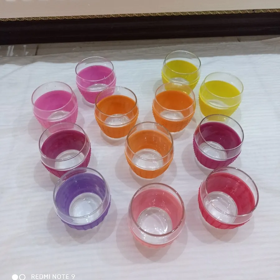 لیوان رنگی سیلیکونی