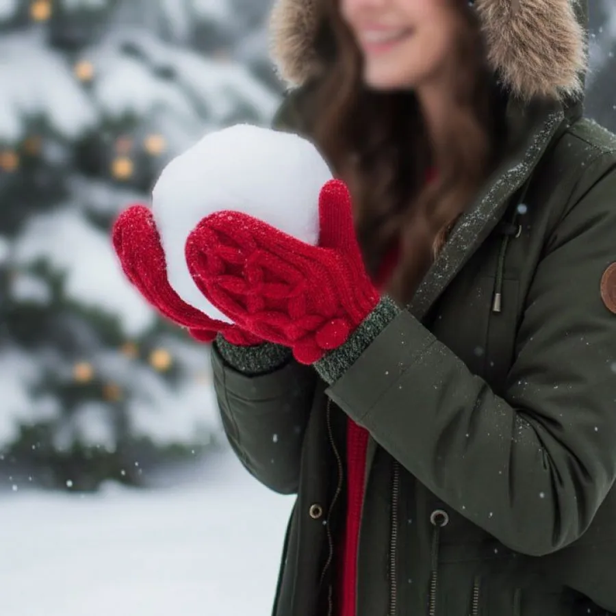 دستکش بافت پینترستی چری