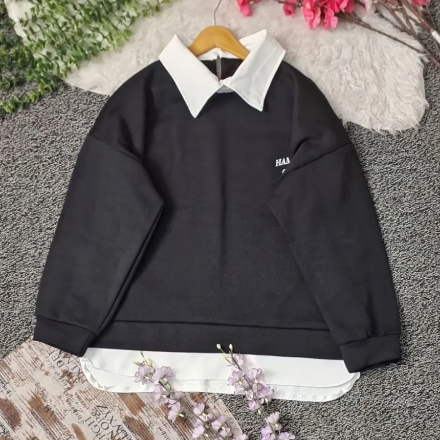 بلوز یقه دار