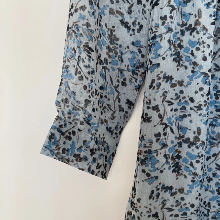 پیراهن حریرگلدار بلوموشن