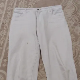 شلوار سفید تمام