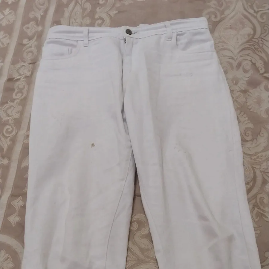 شلوار سفید تمام