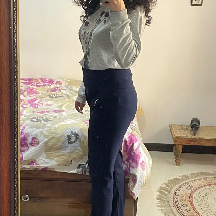 ست دورس + شلوار راسته گن