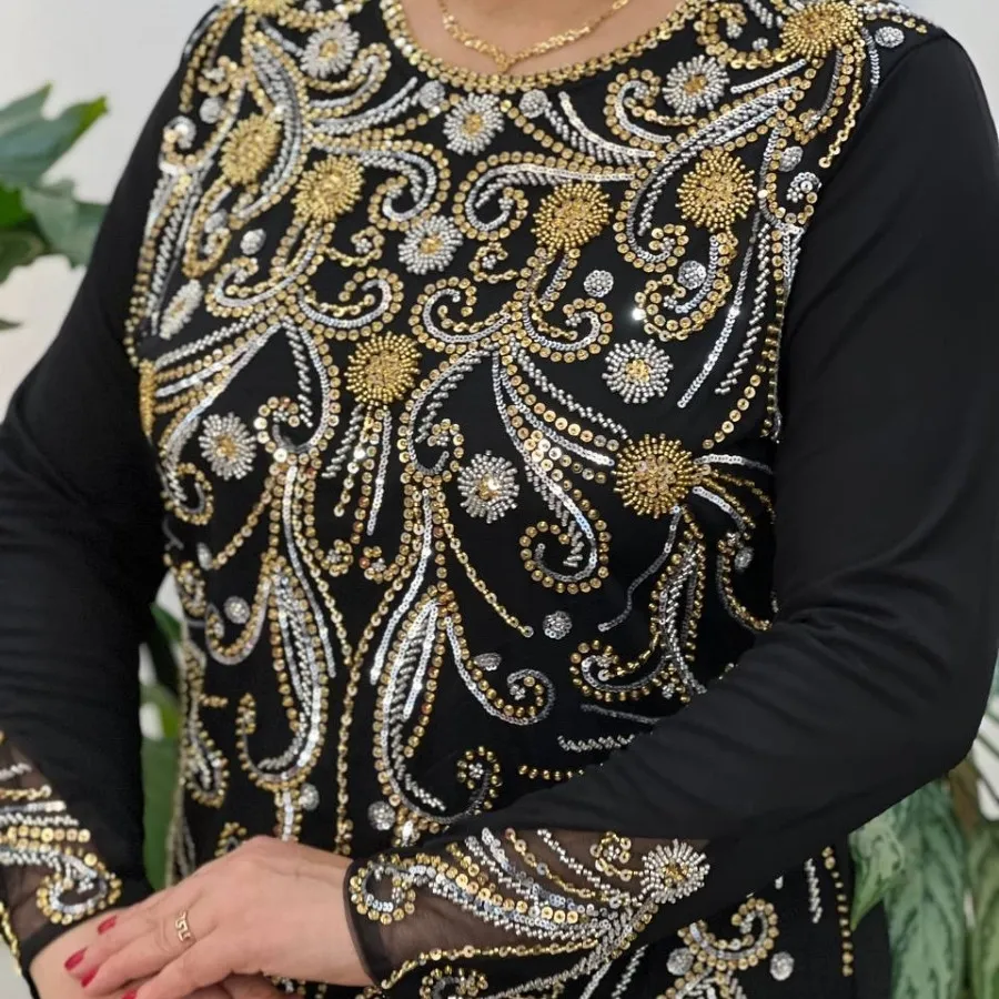 بلوز مجلسی جواهردوزی