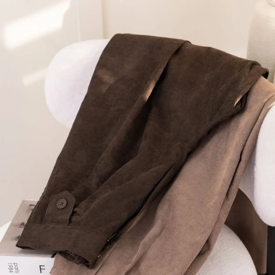 شلوار بگ مخمل کبریتی