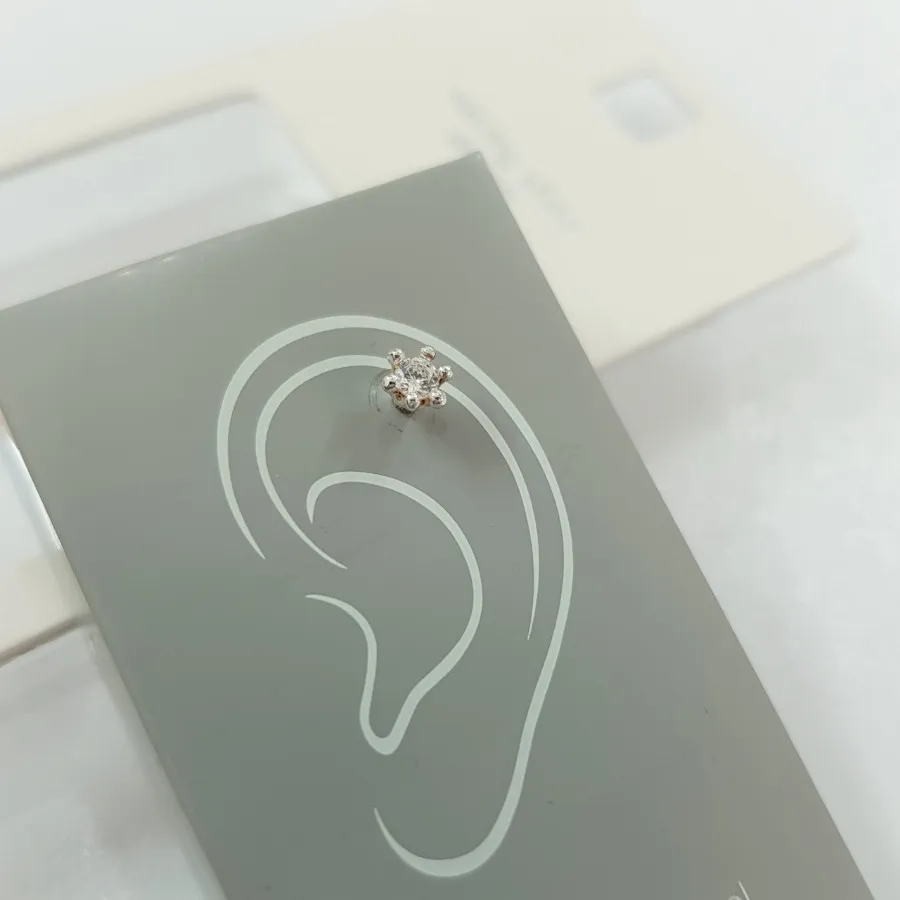 پیرسینگ گوش نقره عیار 925