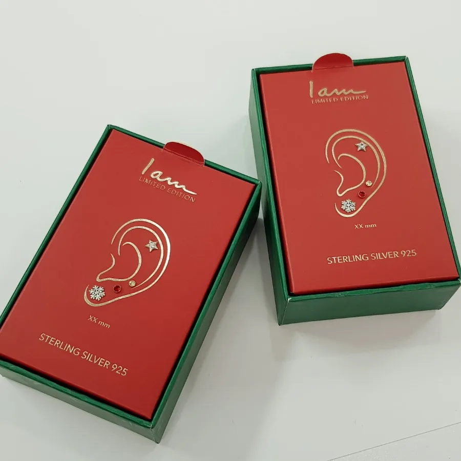 پک گوشواره گلگوش نقره 925