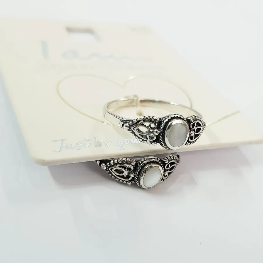 انگشتر نقره 925 سنگ طبیعی