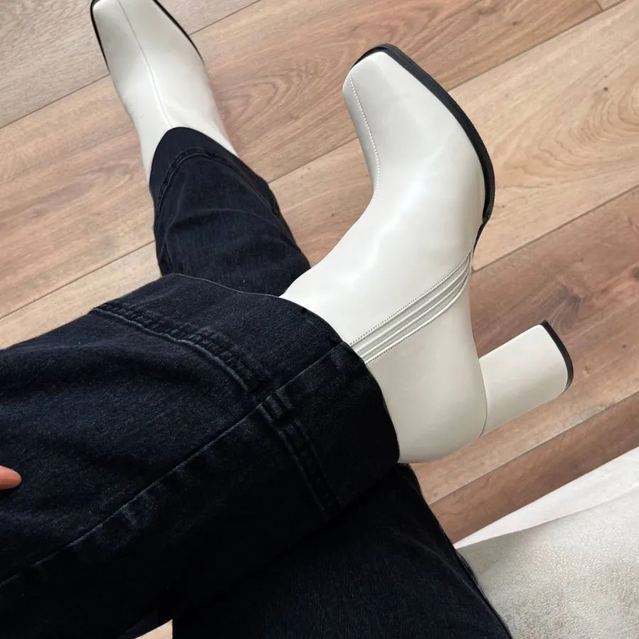 نیم بوت مربعی