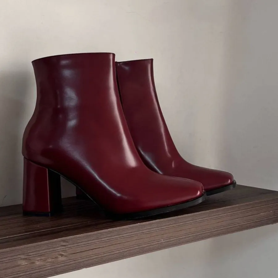 نیم بوت مربعی