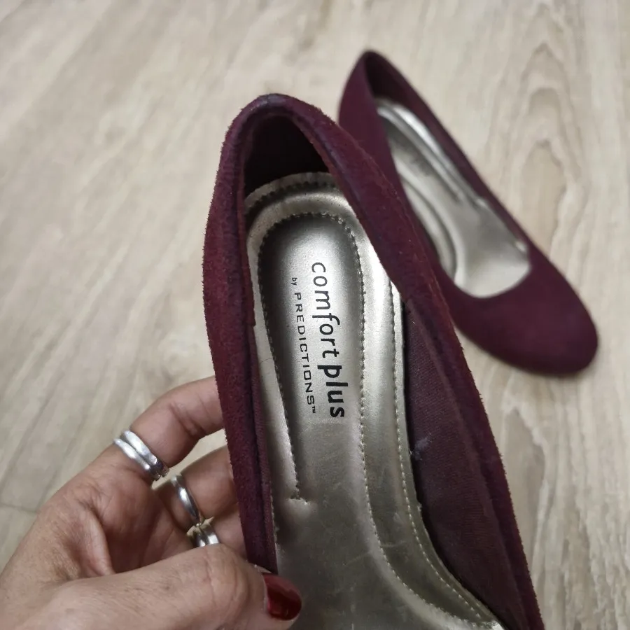 کفش مجلسی زرشکی