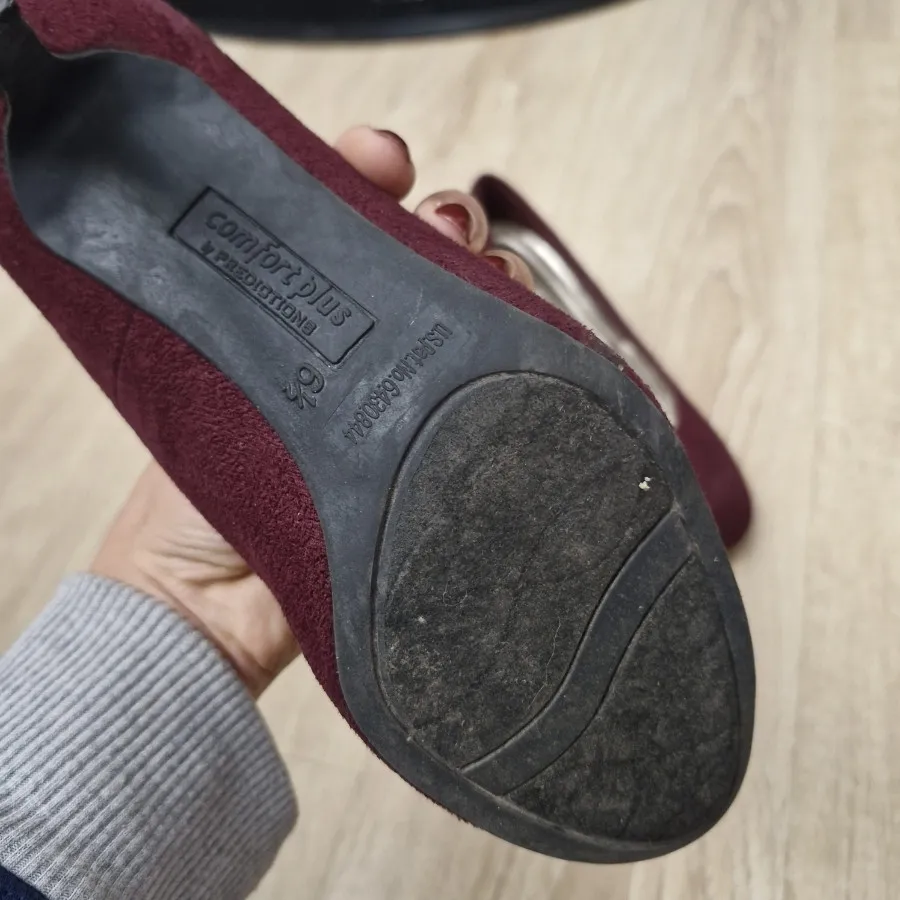 کفش مجلسی زرشکی