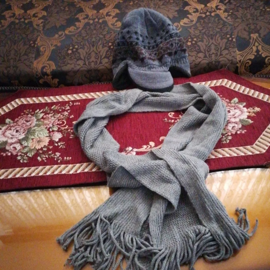 ست کلاه و شال بچگانه