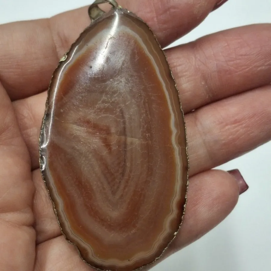 آویز عقیق برزیلی