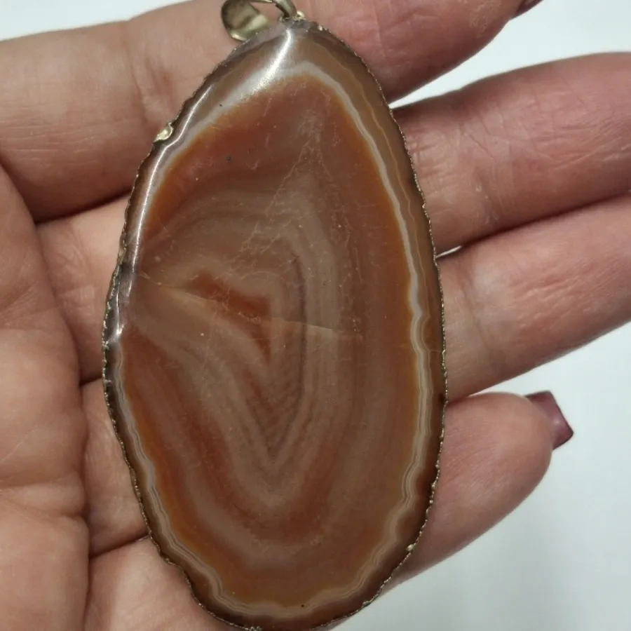 آویز عقیق برزیلی