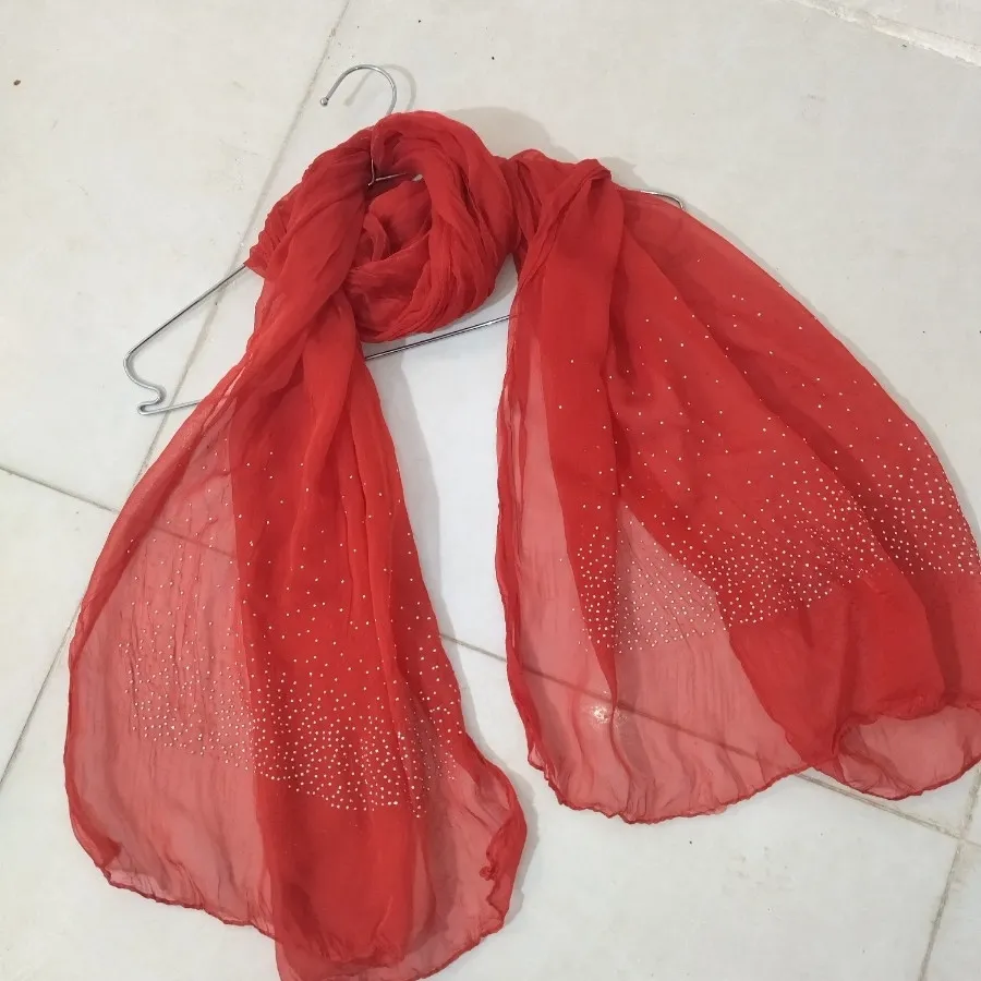 شال مجلسی قرمز یلدایی